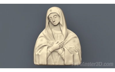 3D STL Богородица Умиление купить