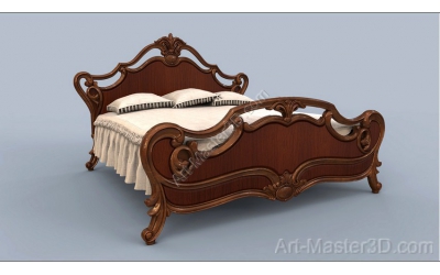 3D STL Кровать 001 купить